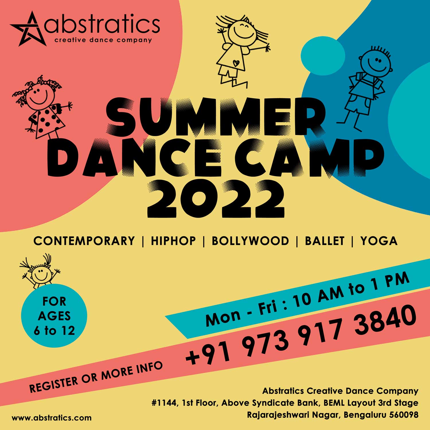 Summer Dance Camp | Abstratics | Dance Company In Bangalore